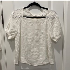 Club Monaco White Blouse